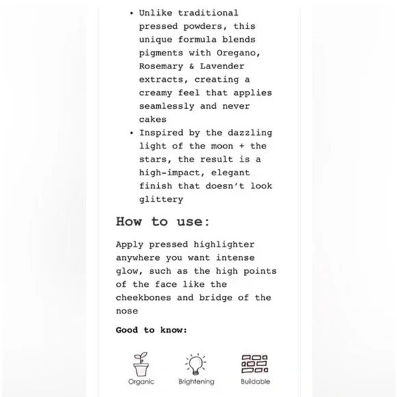 K VOSS Fairy Dust Highlighter Deluxe Duo Palette Brand New in Box - Picture 7 of 9